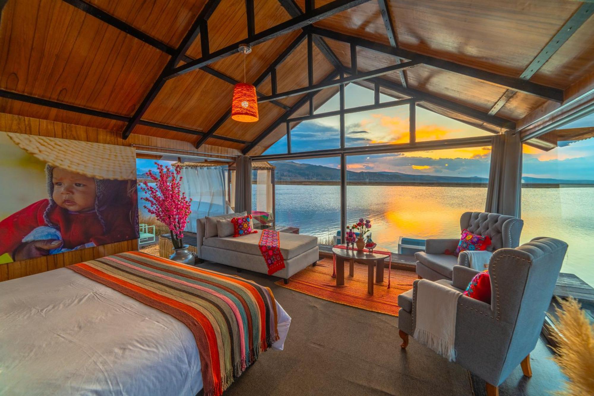 Uros Kay Pacha Lodge Puno Cameră foto