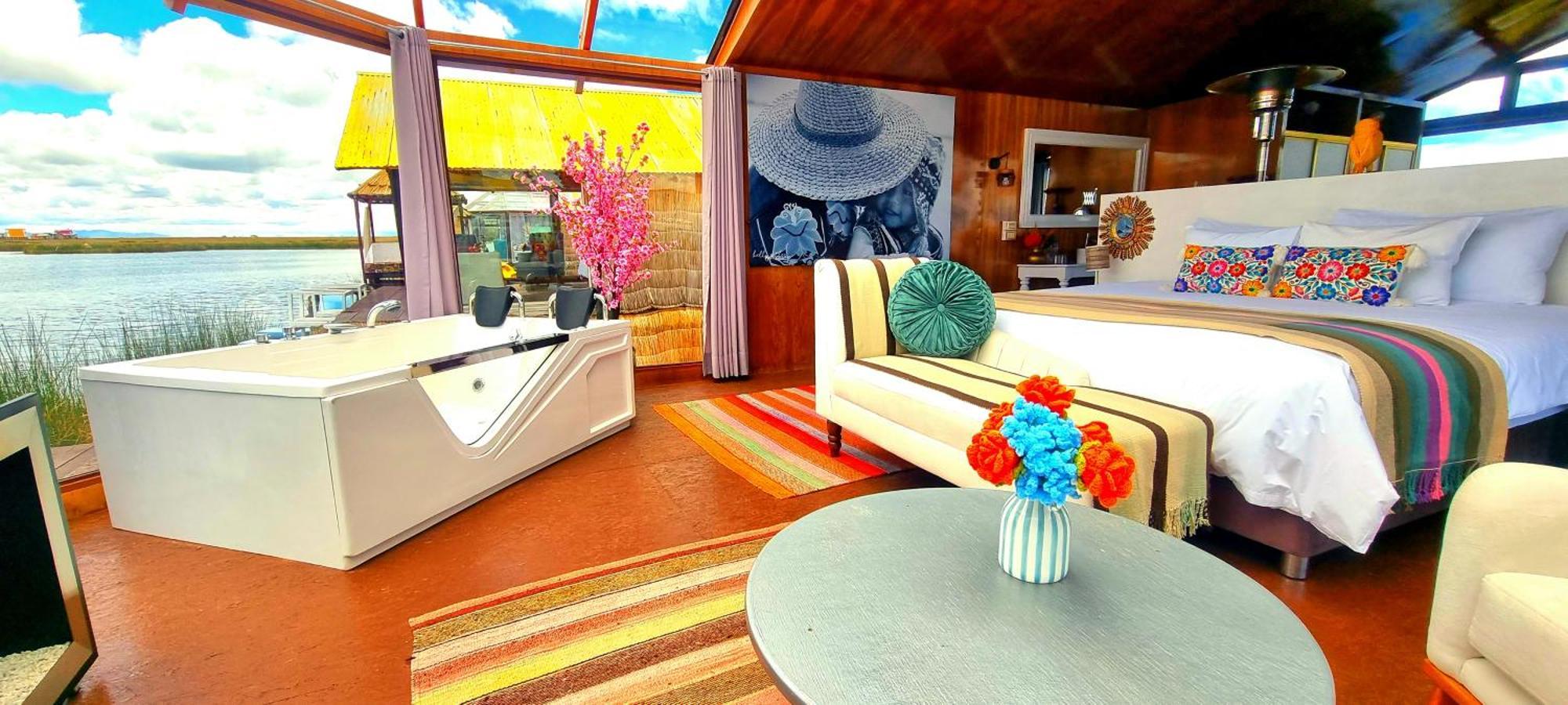 Uros Kay Pacha Lodge Puno Cameră foto