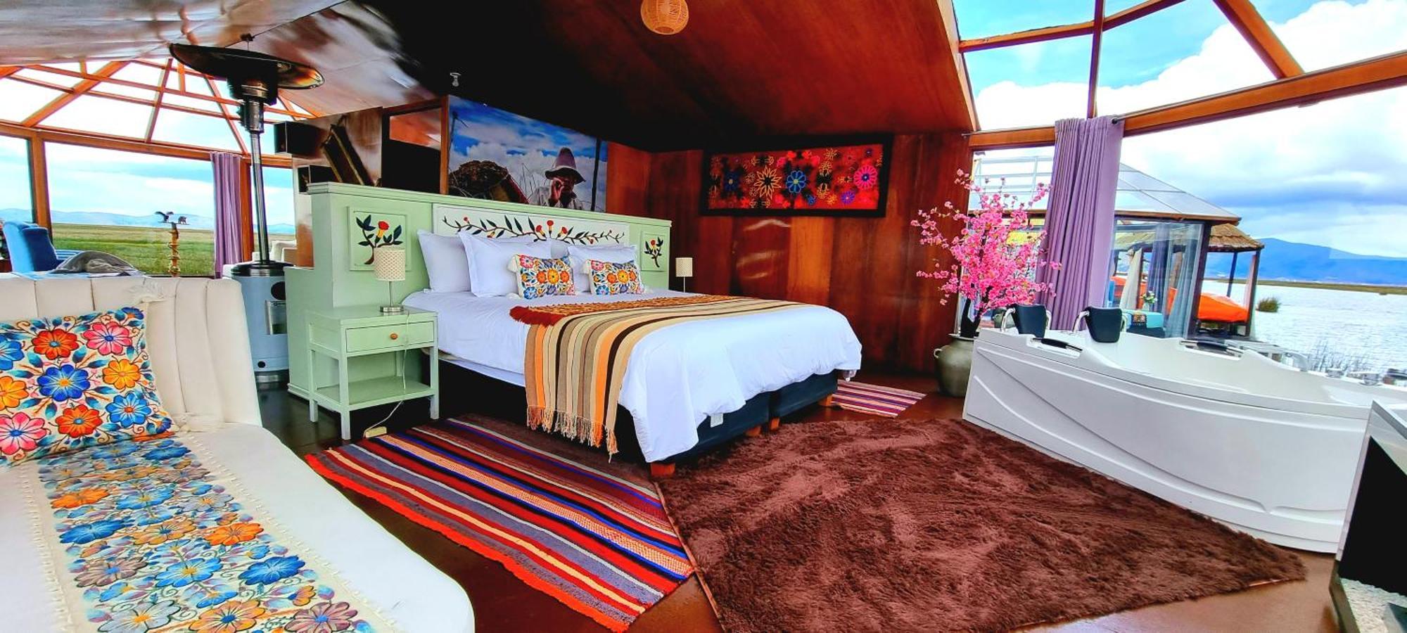 Uros Kay Pacha Lodge Puno Cameră foto