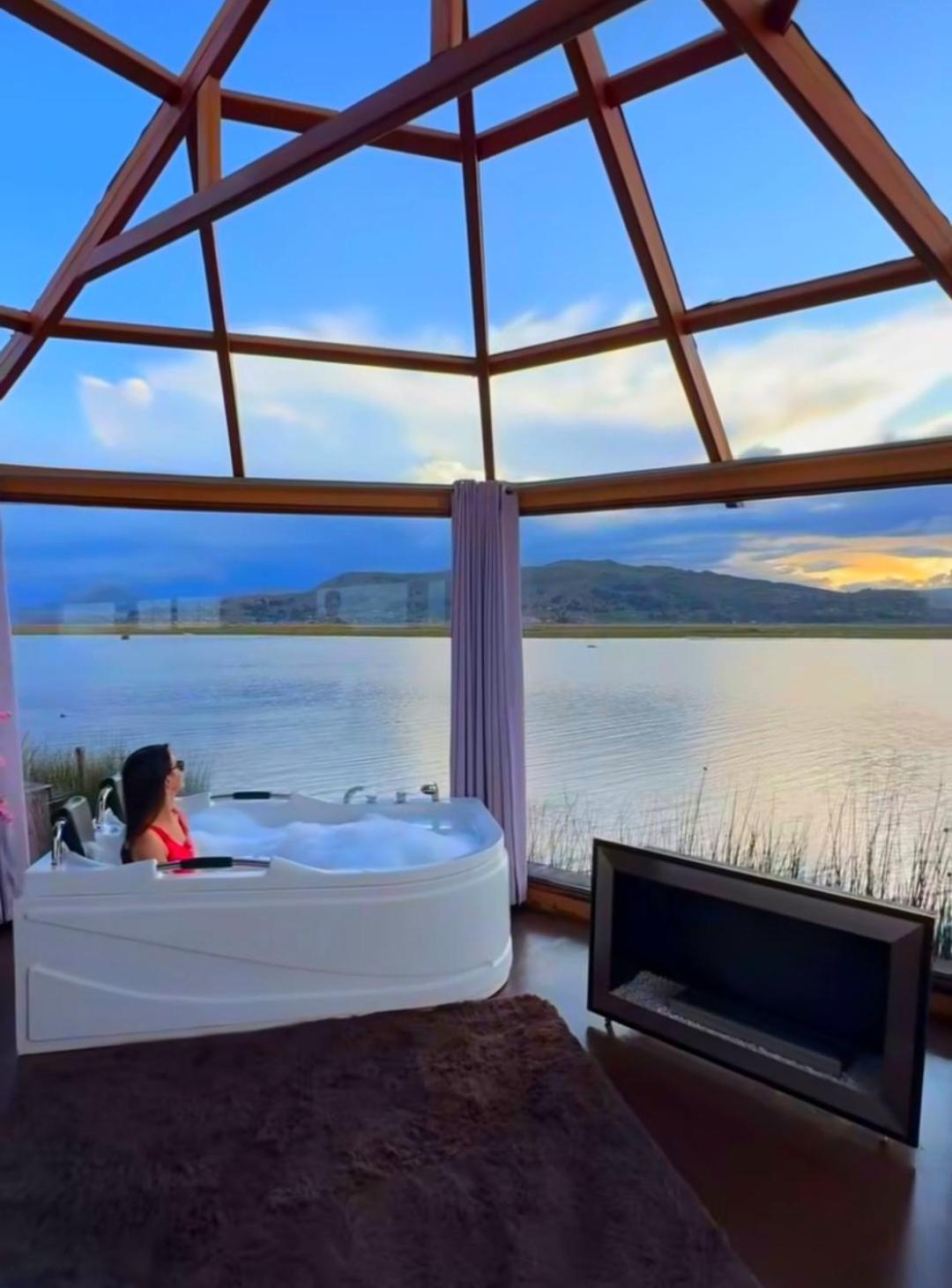 Uros Kay Pacha Lodge Puno Cameră foto
